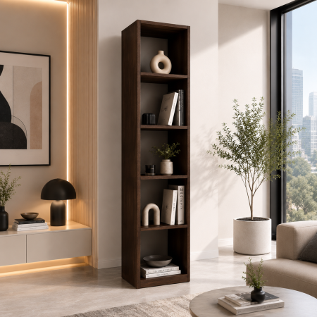 Etajera Simpla, 200x45x45 cm, Culoare Wenge din pal de 18 mm [2]