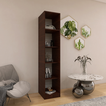 DULAPURI 1 USA - Etajera Simpla, 200x45x45 cm, Culoare Wenge din pal de 18 mm