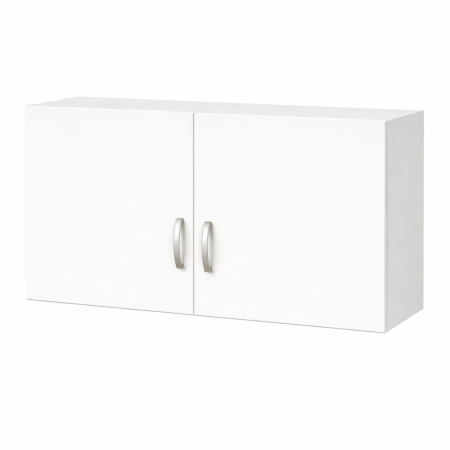 Dulapuri 2 uși - Extensie Superioară Dulap 2 Uși 80x40x50 cm, PAL 18 mm, Alb Mat