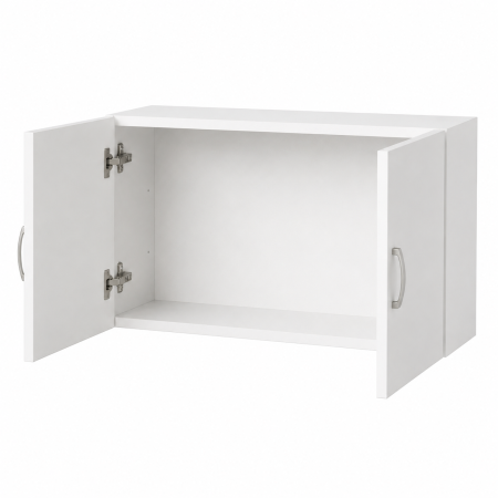 Extensie Superioară Dulap 2 Uși 80x40x50 cm, PAL 18 mm, Alb Mat [1]