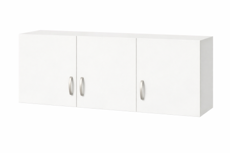 Dulapuri 3 uși - Extensie Superioară Dulap 3 Uși 120x40x50 cm, PAL 18 mm, Alb Mat