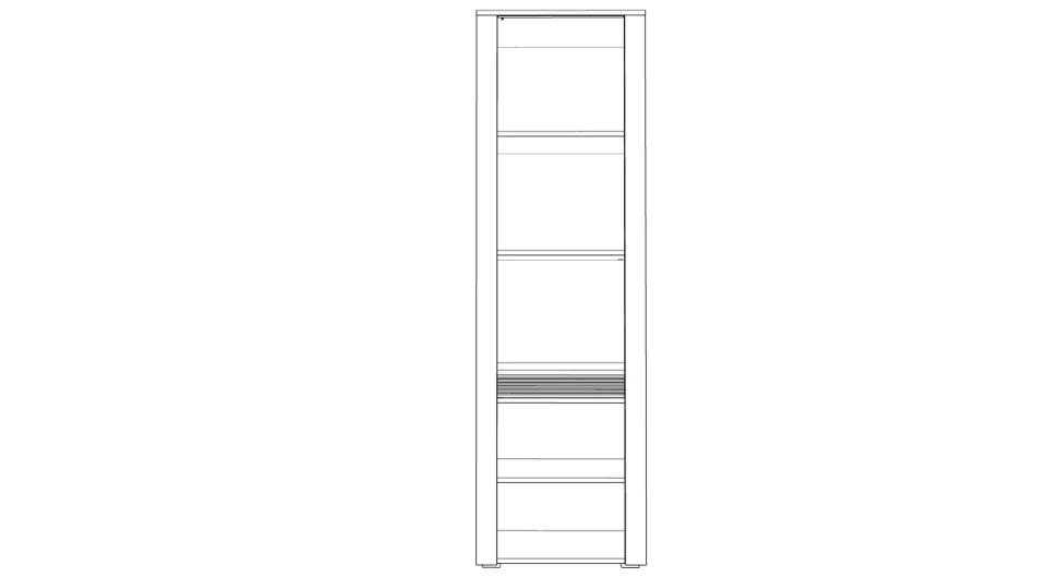 Living Bodena, Culoare Casmir cu Alb, Masura 290 x 50 x 192 cm [1]