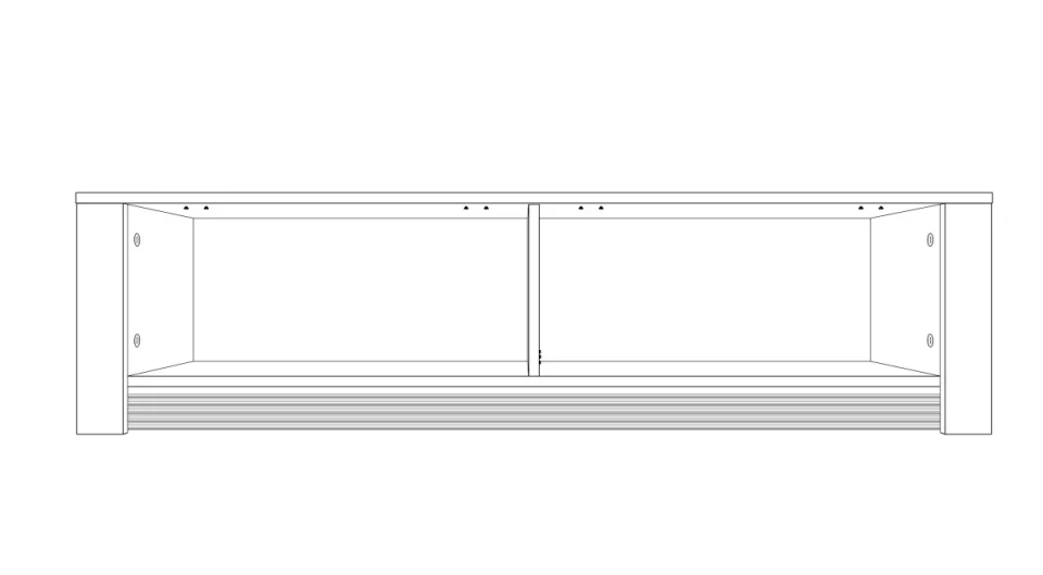 Living Bodena, Culoare Casmir cu Alb, Masura 290 x 50 x 192 cm [2]