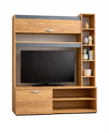 Living Royal V1 120 cm, Stejar Auriu & Gri Antracit – Mobilier Living Modern PAL 18 mm [2]