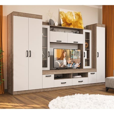LIVINGURI - Living Veronika, Culoare Sonoma cu Alb