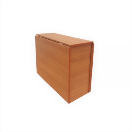 MESE - Masa Plianta, cu role, dreptunghiulara, 8 persoane, 40 / 184 x 90 x 80 cm, Culoare Cires din Pal de 18 MM