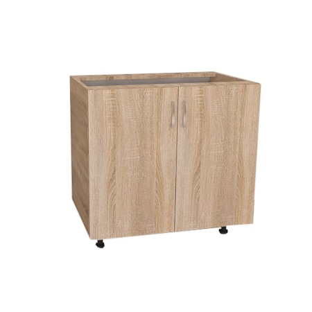INFERIOARE BUCATARIE - Masca pentru chiuveta cu 2 usi Sonoma 80x87x50 cm din Pal 18mm