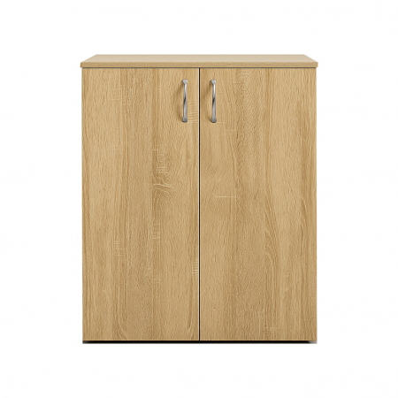 COMODE - Pantofar cu 2 usi si 3 polite, Culoare Sonoma, 100x70x40cm, Pal 18mm