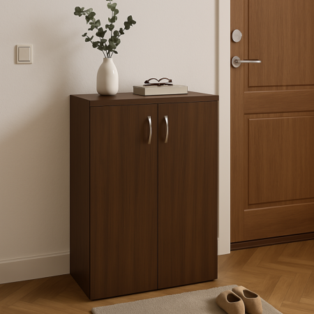 Pantofar cu 2 usi WENGE, 100x70x40cm, Pal 18mm [2]