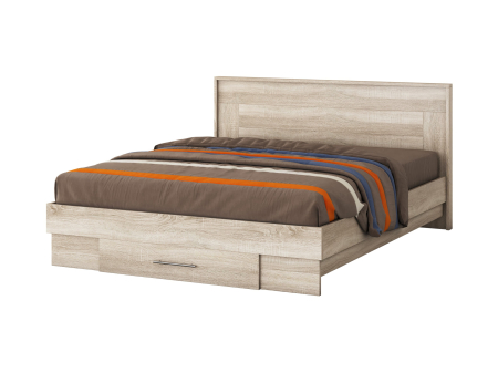 PATURI - Pat Ella fara saltea, dimensiune 160×200 cm, Sonoma