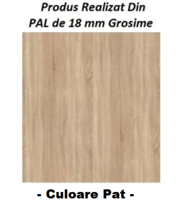 Pat Sonoma din Pal 18mm si cant ABS, 3 Dimensiuni [1]