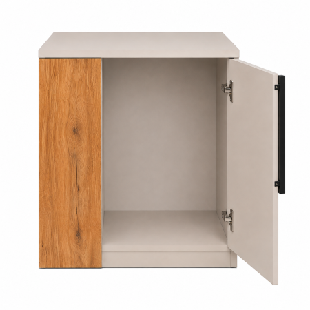 Set 2 Noptiere OSLO Cashmere & Stejar Auriu 40x45x40 cm – PAL 18 mm, Design Modern [3]