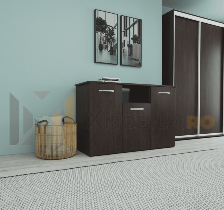 Set Dormitor Smart, Material Pal 18mm, Culoare Wenge [1]
