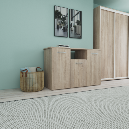 Set Dormitor Smart, Material Pal 18mm, Culoare Sonoma [4]