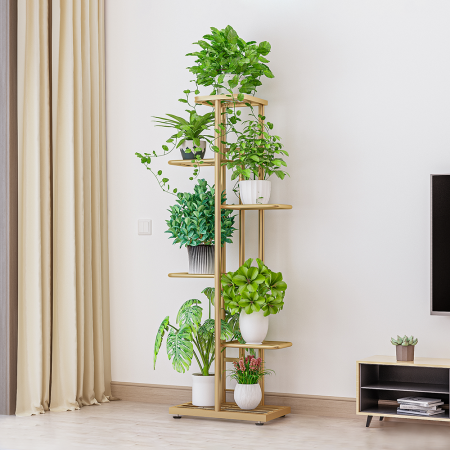 Suport de flori metalic, auriu, BAMIR TIP 3  [0]