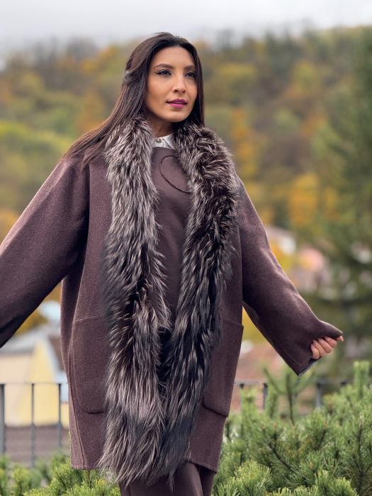 Haina din alpaca cu blana naturala [9]