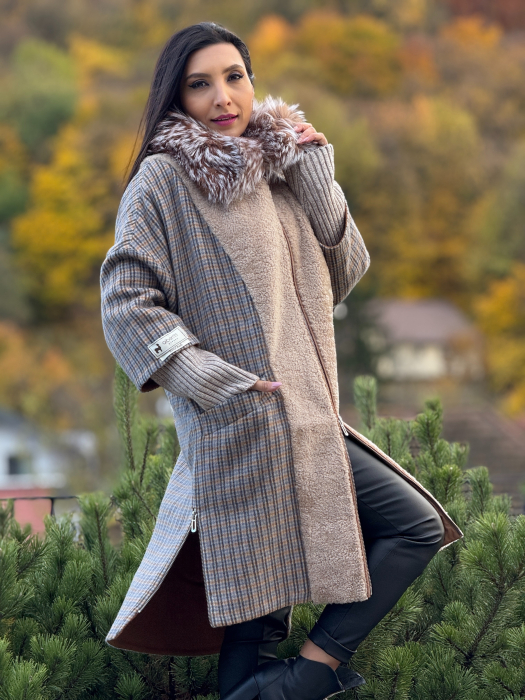 Haina din alpaca cu blana naturala [5]