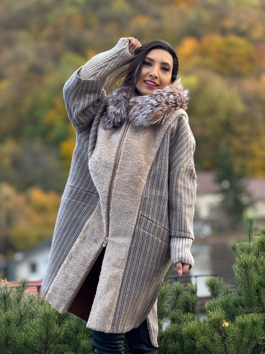 Haina din alpaca cu blana naturala [2]