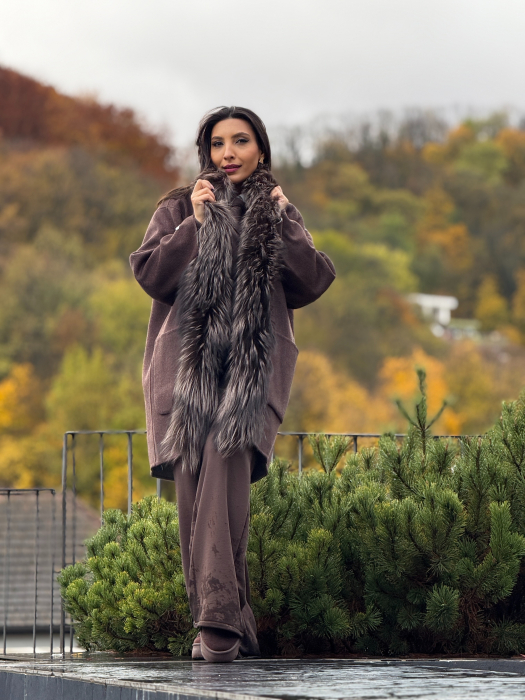 Haina din alpaca cu blana naturala [7]