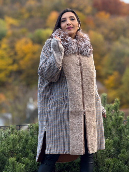 Haina din alpaca cu blana naturala [4]