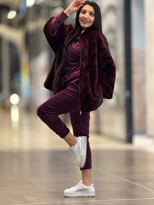 Blaniata bordo din blana artificiala [1]