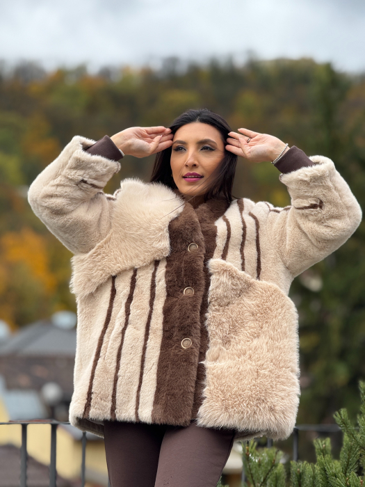 Blanita bej cu dunga maro [1]