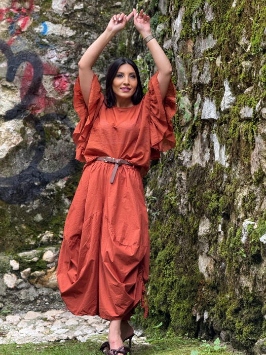Bluza 100% bumbac cu volanase [1]