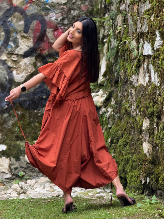 Bluza 100% bumbac cu volanase [5]