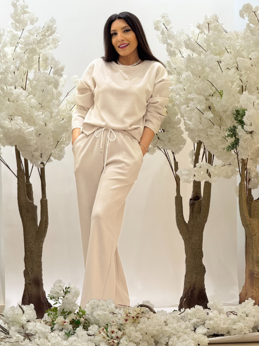 Bluza bej cu pietricele [5]