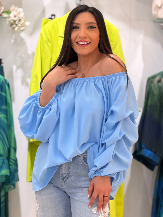 Bluza bleo cu maneca bufanta [4]