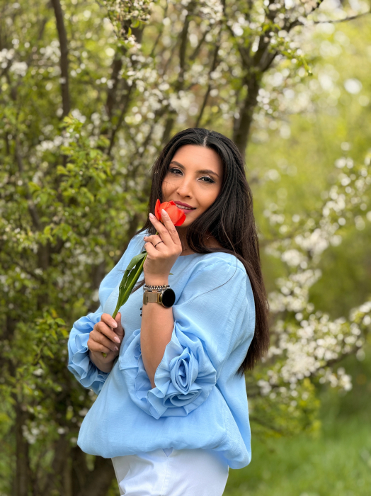 Bluza bleo cu maneci voluminoase [3]