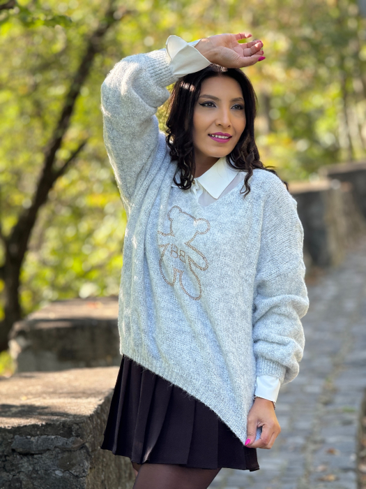 Bluza cu aplicatie ursulet [6]