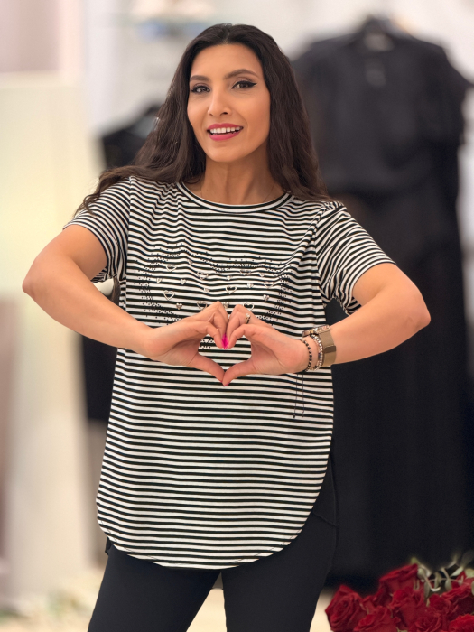 Bluza cu dungi si inimioare [2]