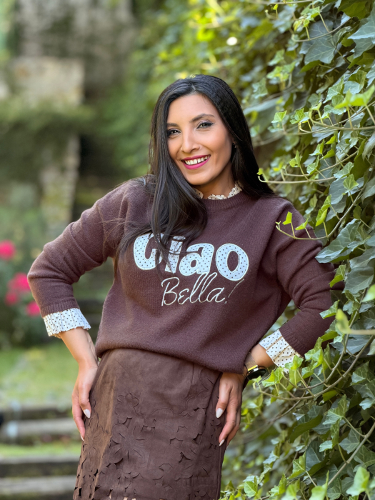 Bluza cu imprimeu CIAO BELLA [2]