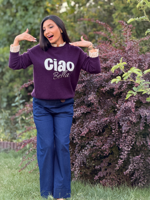 Bluza cu imprimeu CIAO BELLA [6]