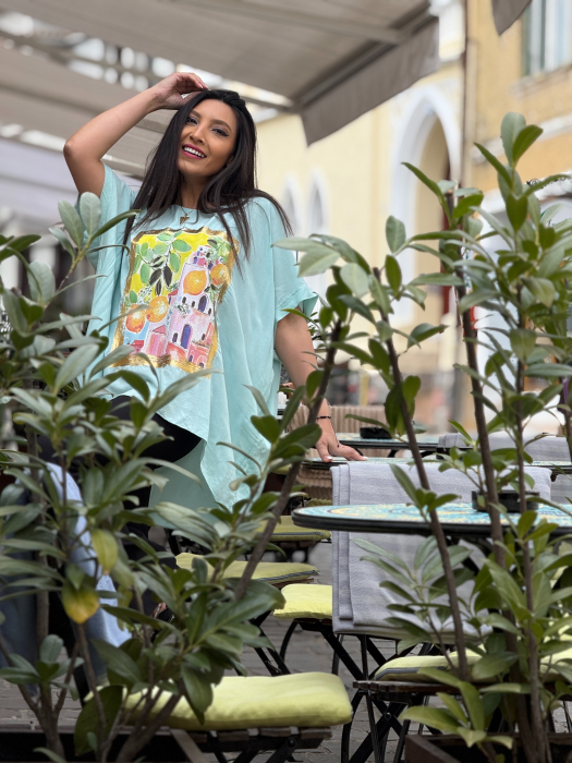 Bluza cu imprimeu cu lamai [6]