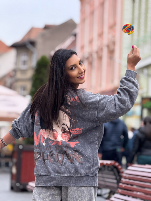 Bluza cu imprimeu fetita cu codite [6]