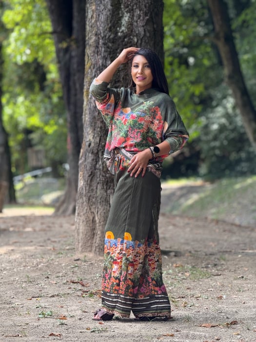Bluza cu imprimeu floral [5]