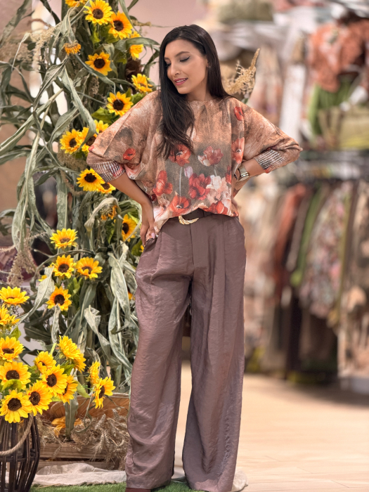 Bluza cu imprimeu floricele [6]