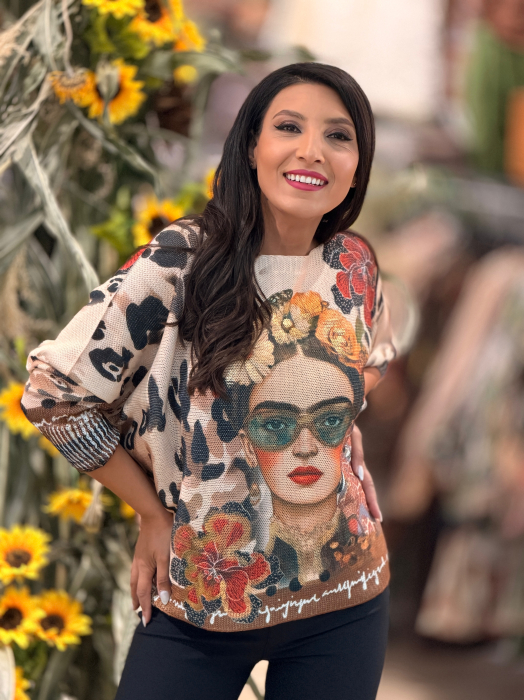 Bluza cu imprimeu Frida [3]