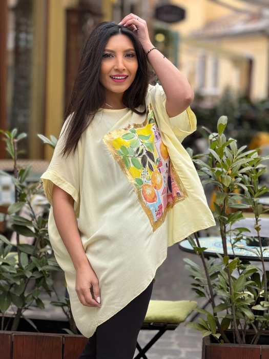 Bluza cu imprimeu lamai [3]