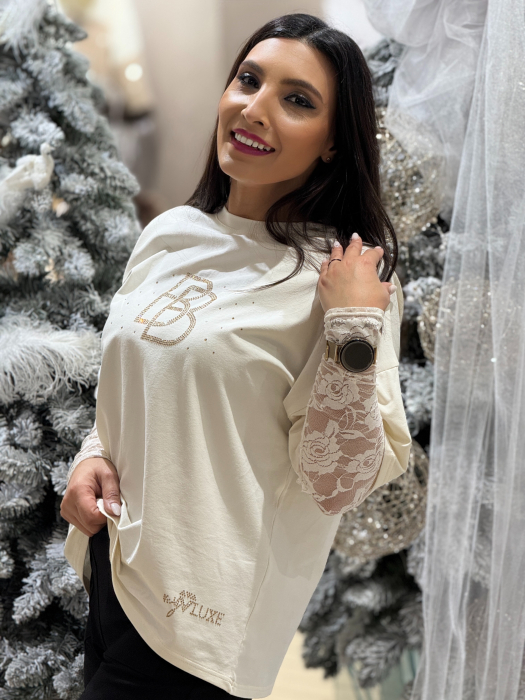 Bluza cu maneca din dantela bb [2]