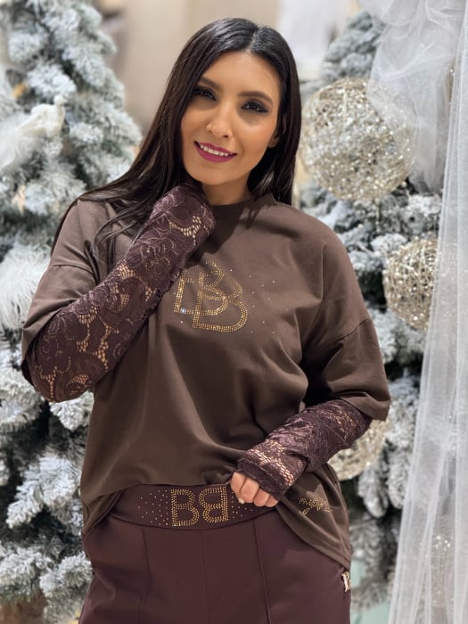 Bluza cu maneca din dantela bb [3]