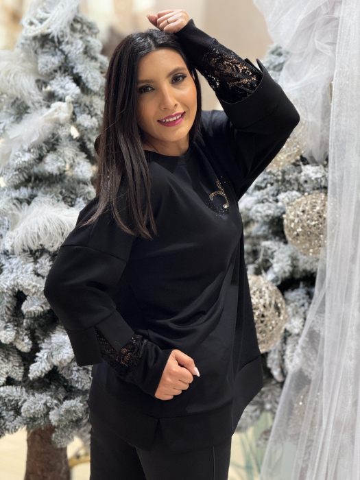 Bluza cu maneca din dantela cc [3]