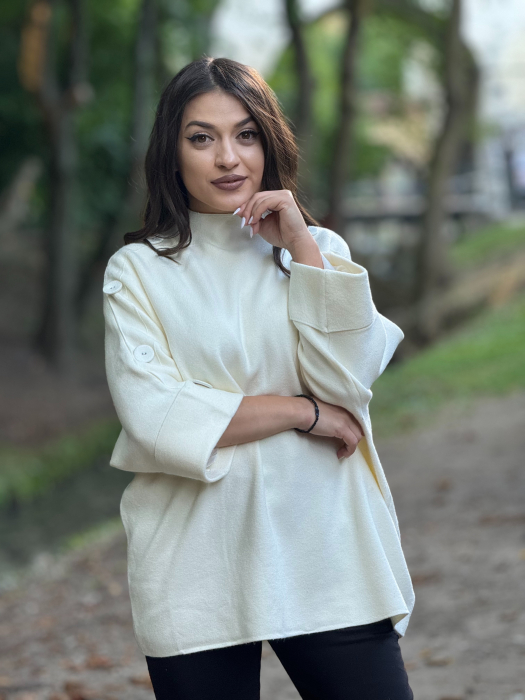 Bluza cu nasturi pe maneca [2]
