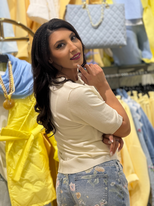 Bluza cu pietricele si maneca scurta [4]