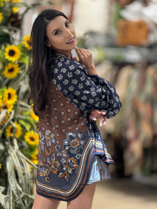 Bluza cu print floral [3]