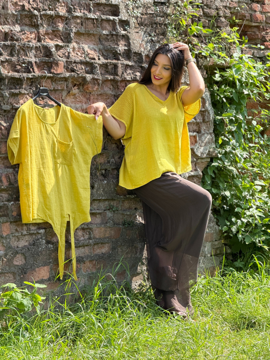 Bluza din in cu snur la spate [1]