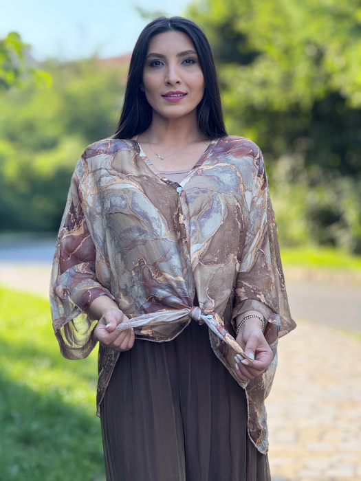 Bluza din matase mozaic [3]