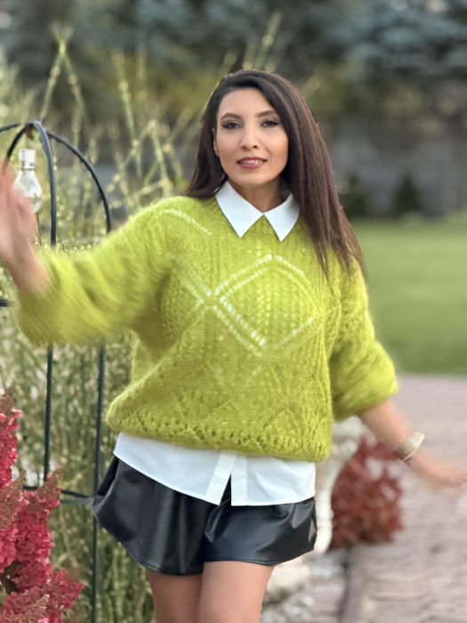 Bluza din mohair perforata [2]